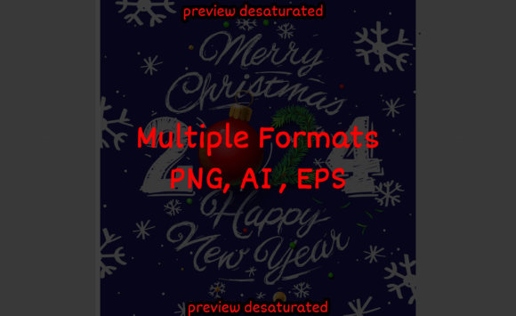 Christmas Background with Elements Onma: Festive Illustrations