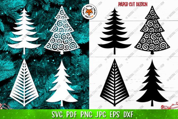 Christmas Tree Ornament SVG: Premium Illustrations