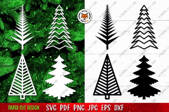Christmas Tree Silhouette SVG: A Seller's Review of Illustrations
