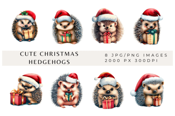 Cute Christmas Hedgehogs: A Designer's Review for Holiday Stitching