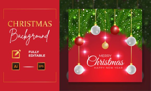 Merry Christmas Realisticleaf: Premium Illustrations