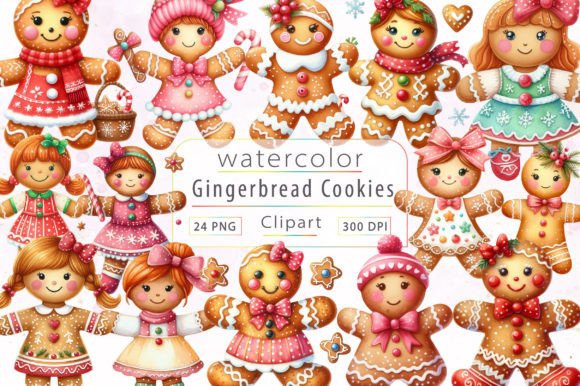 Review: Christmas Gingerbread Cookie Sublimation Illustrations