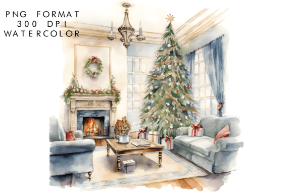 Review: Watercolor Cozy Christmas House for Holiday Embroidery